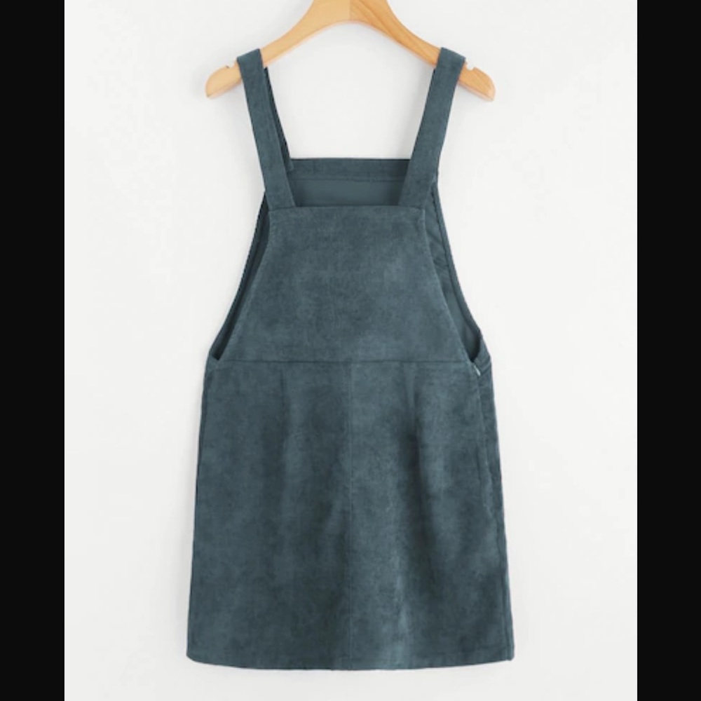 HOST PICK Corduroy Overall Dress w Bib Pocket - Picture 4 of 7